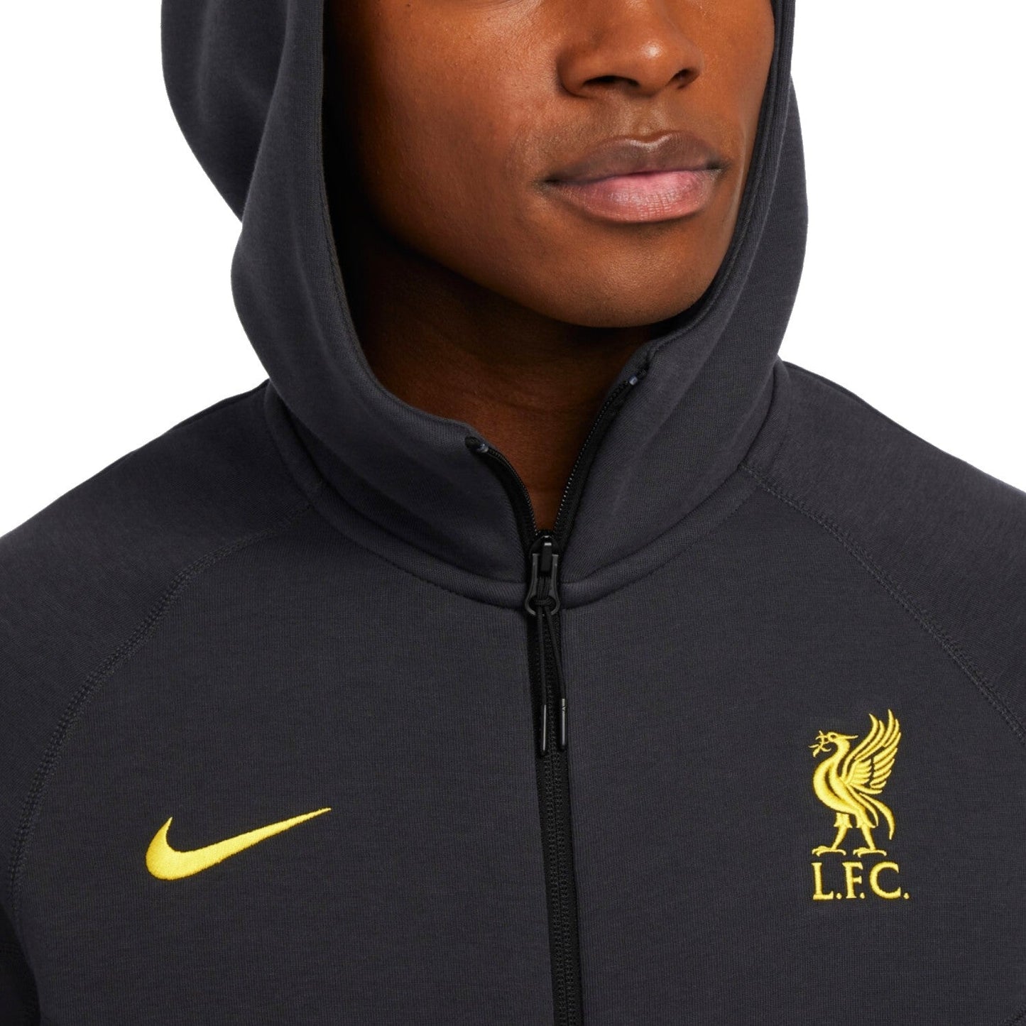 Liverpool Tech Fleece presentation tracksuit 2024/25 dark grey - Nike